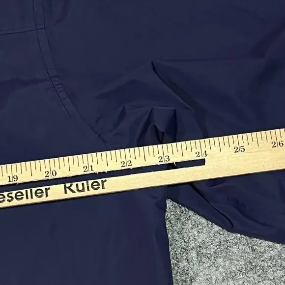 Johnnie-O Jacket Mens Large Blue PREP-FORMANCE Hooded Windbreaker Lightweight - Picture 10 of 11